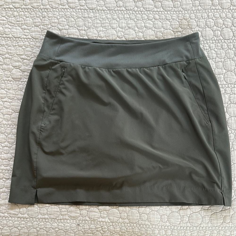 Athleta Skorts in muted green